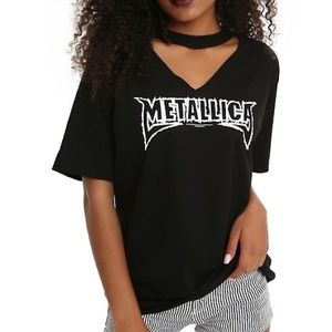 Metallica choker necked tee